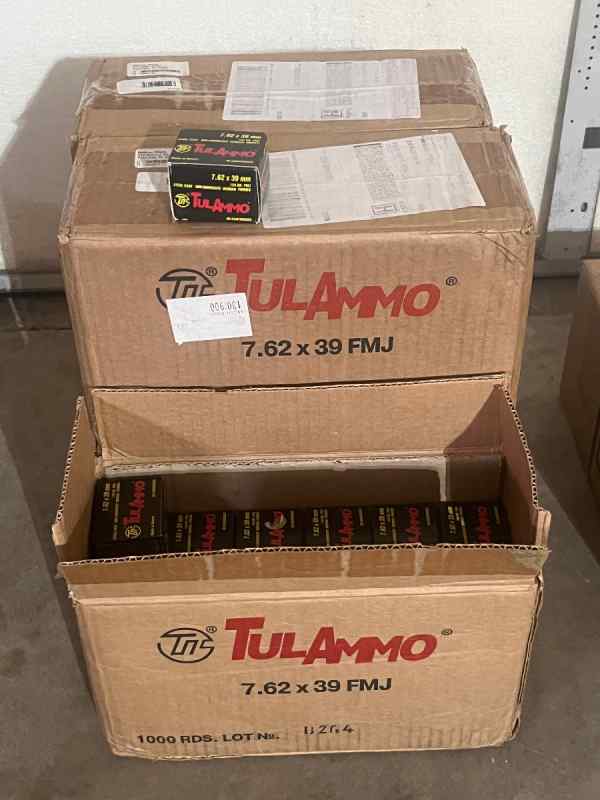 TulAmmo 7.62x39 Bulk Ammo with Tapco Mags