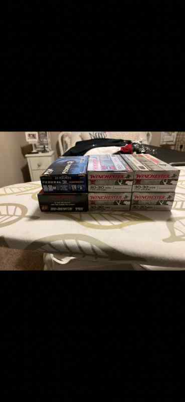 6 boxes of 30/30 ammo