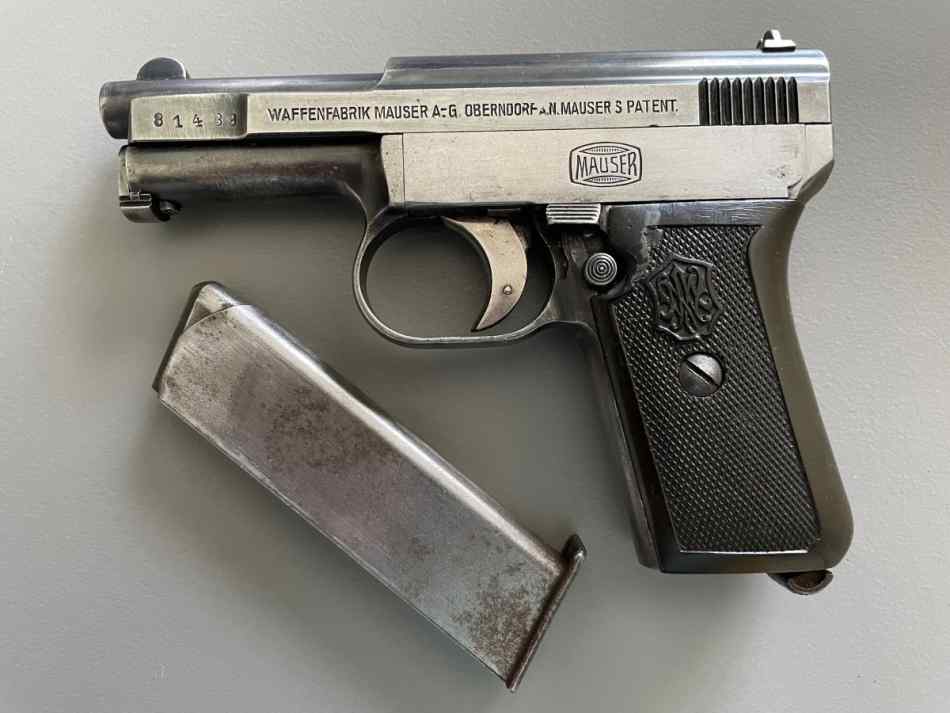 Mauser 1910/14 "New Model," caliber 6.35