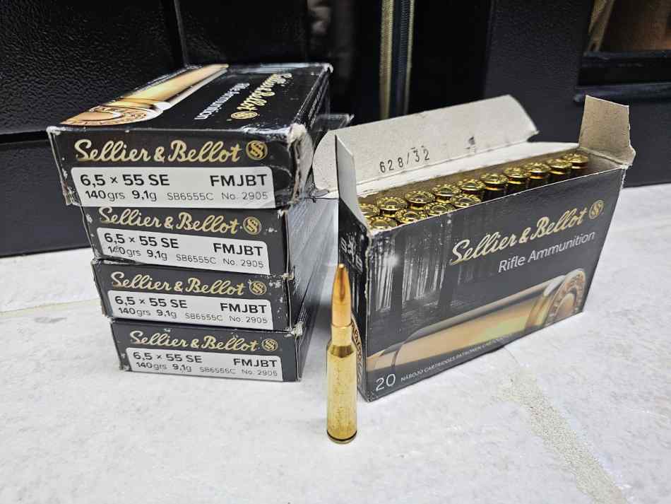 95 rounds of 6.5 Swedish