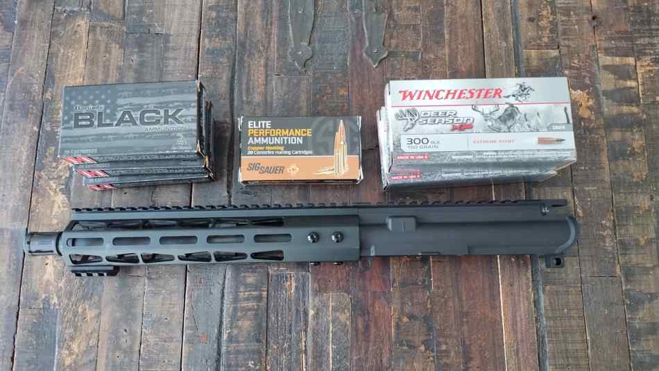 300 blackout pistol upper and ammo