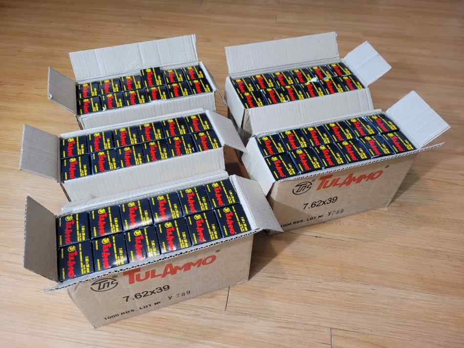 TulAmmo 7.62x39 - 5,000 Rounds Available